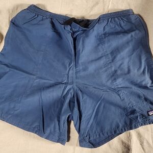 Patagonia Black and Blue Athletic Shorts
